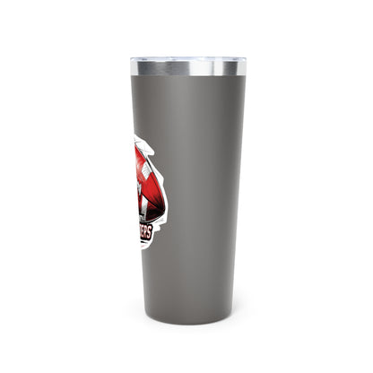 22oz Copper Insulated Tumbler \ Marion County Red Raiders Football \ MCF1