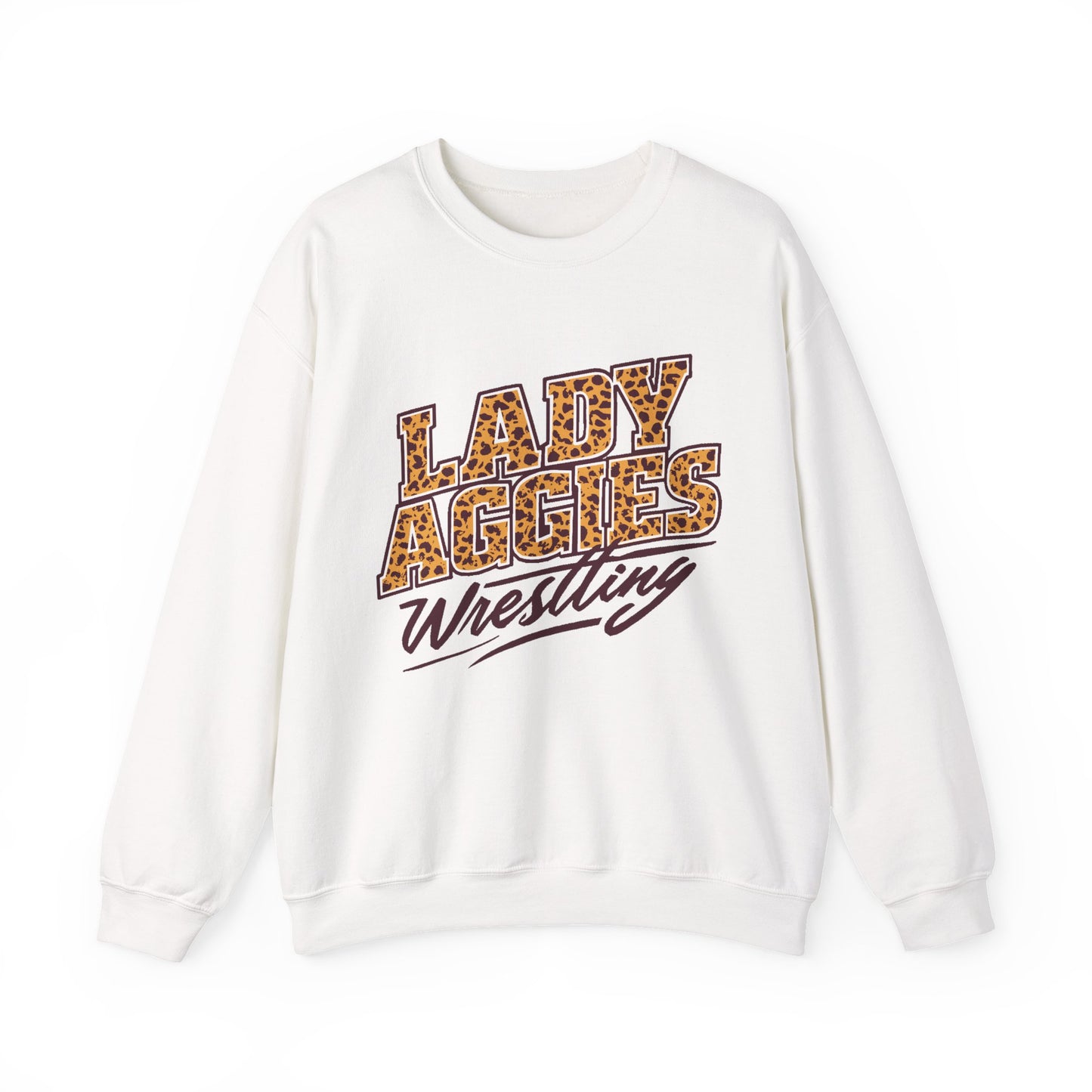 Adult Crewneck Sweatshirt \ Hamilton Aggies Wrestling \ HAWG3