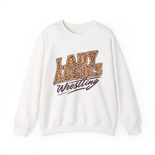 Adult Crewneck Sweatshirt \ Hamilton Aggies Wrestling \ HAWG3