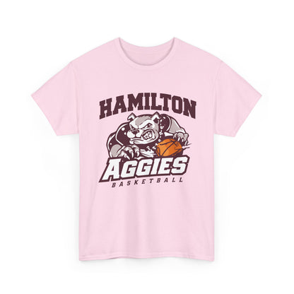 Adult Tee \ Hamilton Aggies Basketball \ HABK1