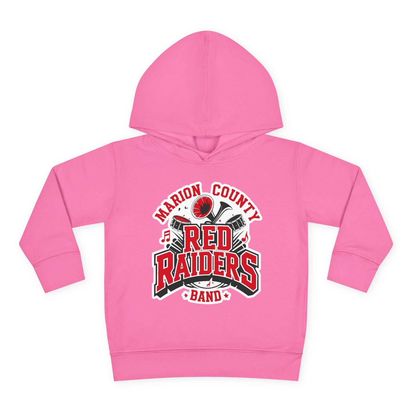 Toddler Hoodie Sweatshirt \ Marion County Red Raiders Band \ MCB2