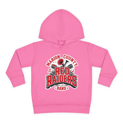 Toddler Hoodie Sweatshirt \ Marion County Red Raiders Band \ MCB2