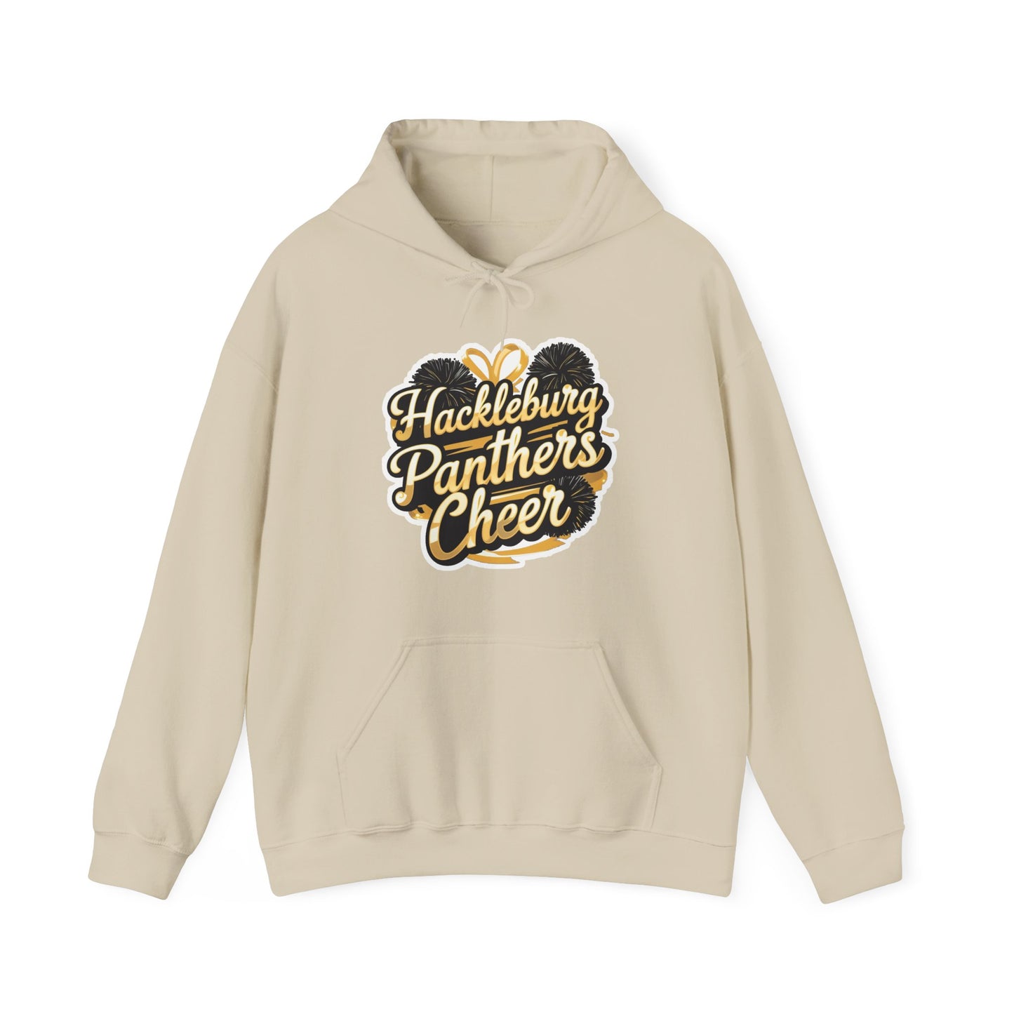 Adult Hoodie Sweatshirt \ Hackleburg Panthers Cheer \ HPC2