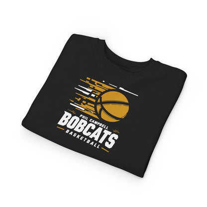 Toddler Crewneck Sweatshirt \ Phil Campbell Bobcats Basketball \ PCBBK2