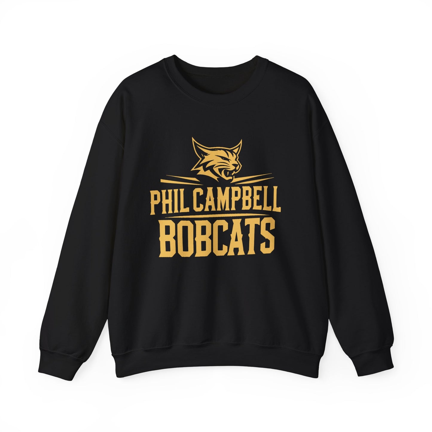 Adult Crewneck Sweatshirt \ Phil Campbell Bobcats \ PCB2
