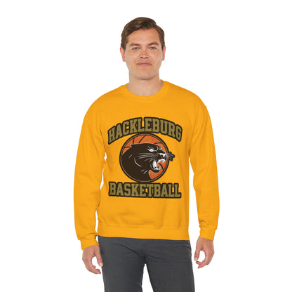 Adult Crewneck Sweatshirt \ Hackleburg Panther Basketball \ HPBK1