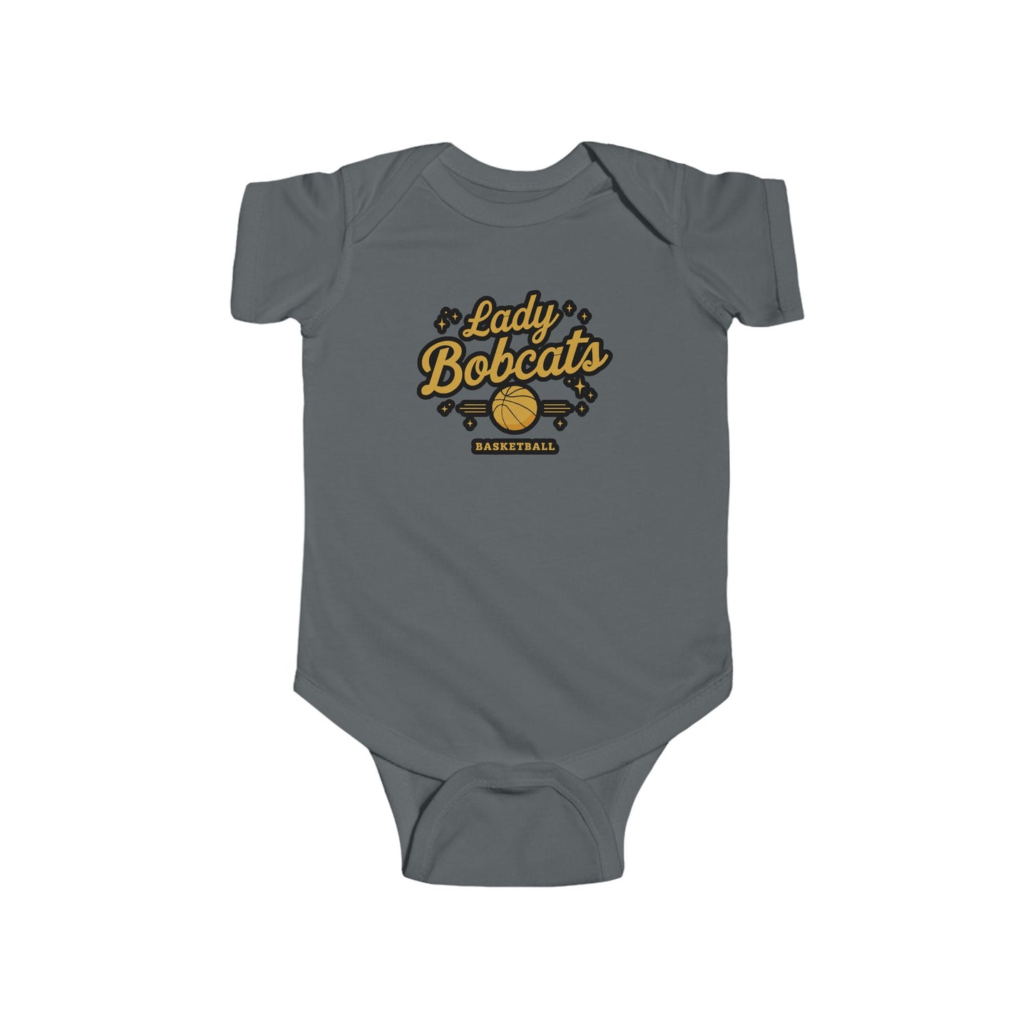 Short Sleeve Baby Bodysuit \ Phil Campbell Bobcats Basketball \ PCBBKG2