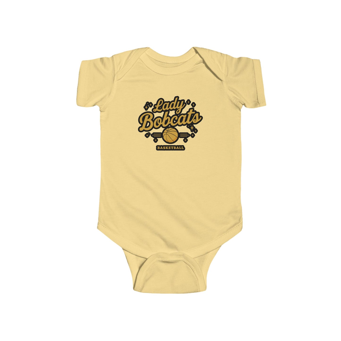 Short Sleeve Baby Bodysuit \ Phil Campbell Bobcats Basketball \ PCBBKG2