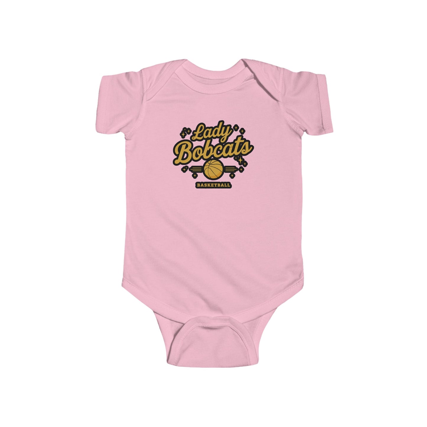 Short Sleeve Baby Bodysuit \ Phil Campbell Bobcats Basketball \ PCBBKG2