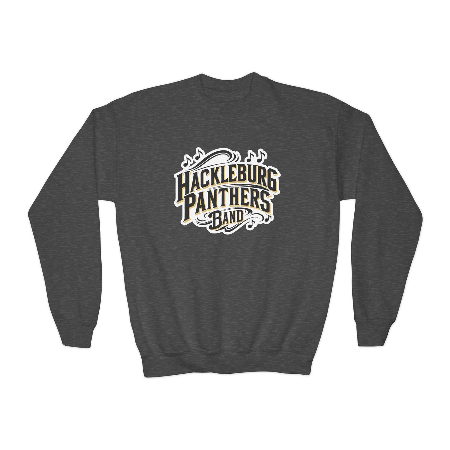 Youth Crewneck Sweatshirt \ Hackleburg Panthers Band \ HPB1