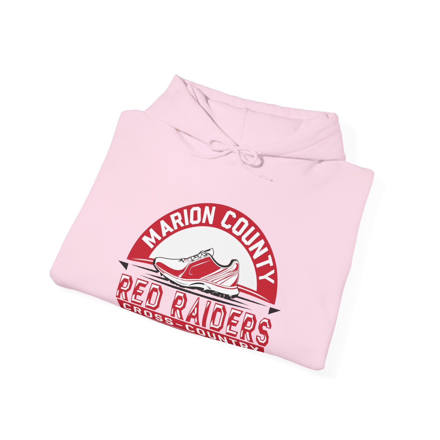 Adult Hoodie Sweatshirt \ Marion County Red Raiders Cross-Country \ MCCC1