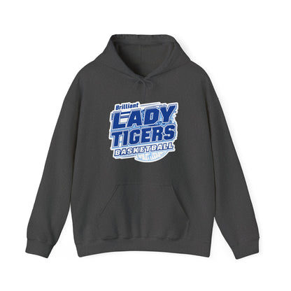 Adult Hoodie Sweatshirt \ Brilliant Tigers Basketball \ BTBKG2