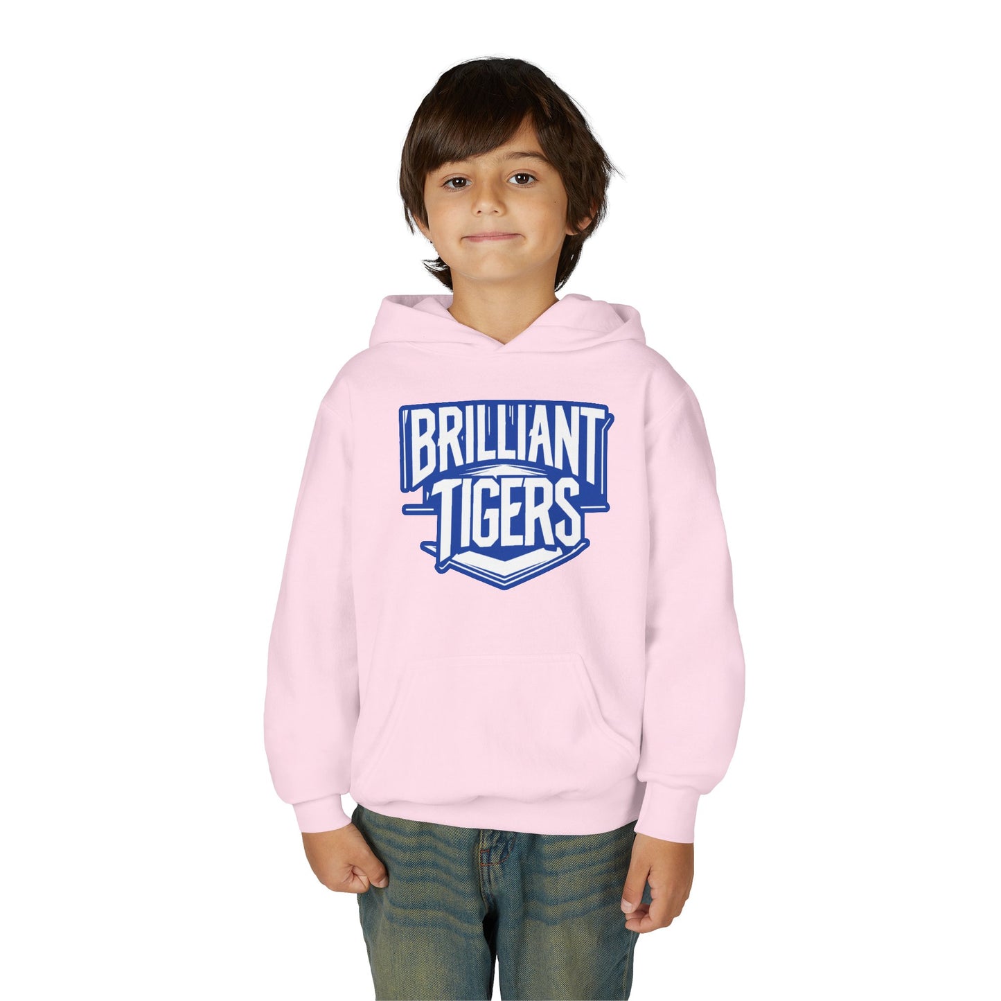 Youth Hooded Sweatshirt \ Brilliant Tigers \ BT2