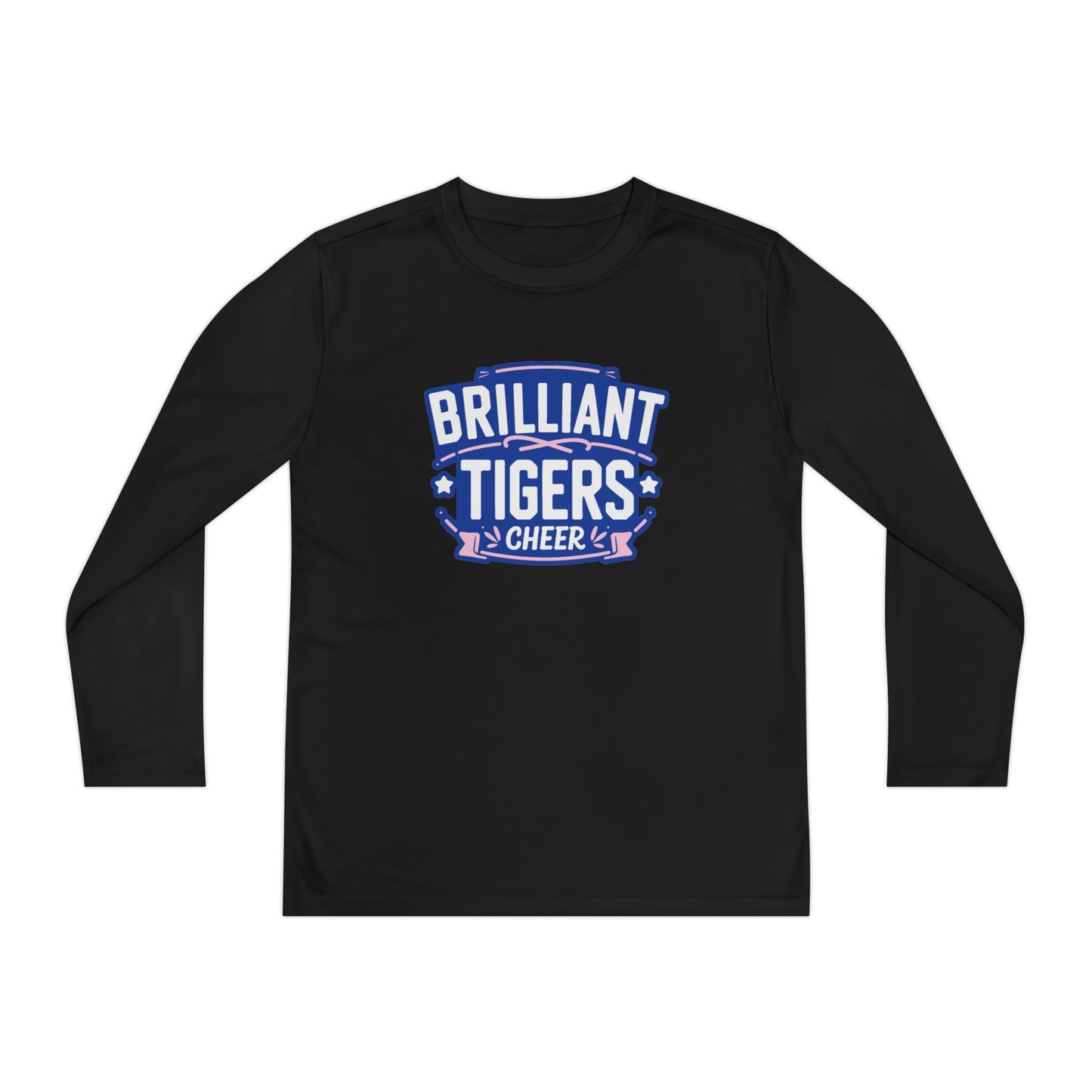 Youth Long Sleeve Tee \ Brilliant Tigers Cheer \ BTC2