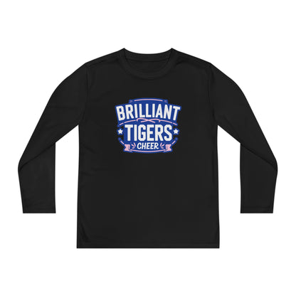 Youth Long Sleeve Tee \ Brilliant Tigers Cheer \ BTC2