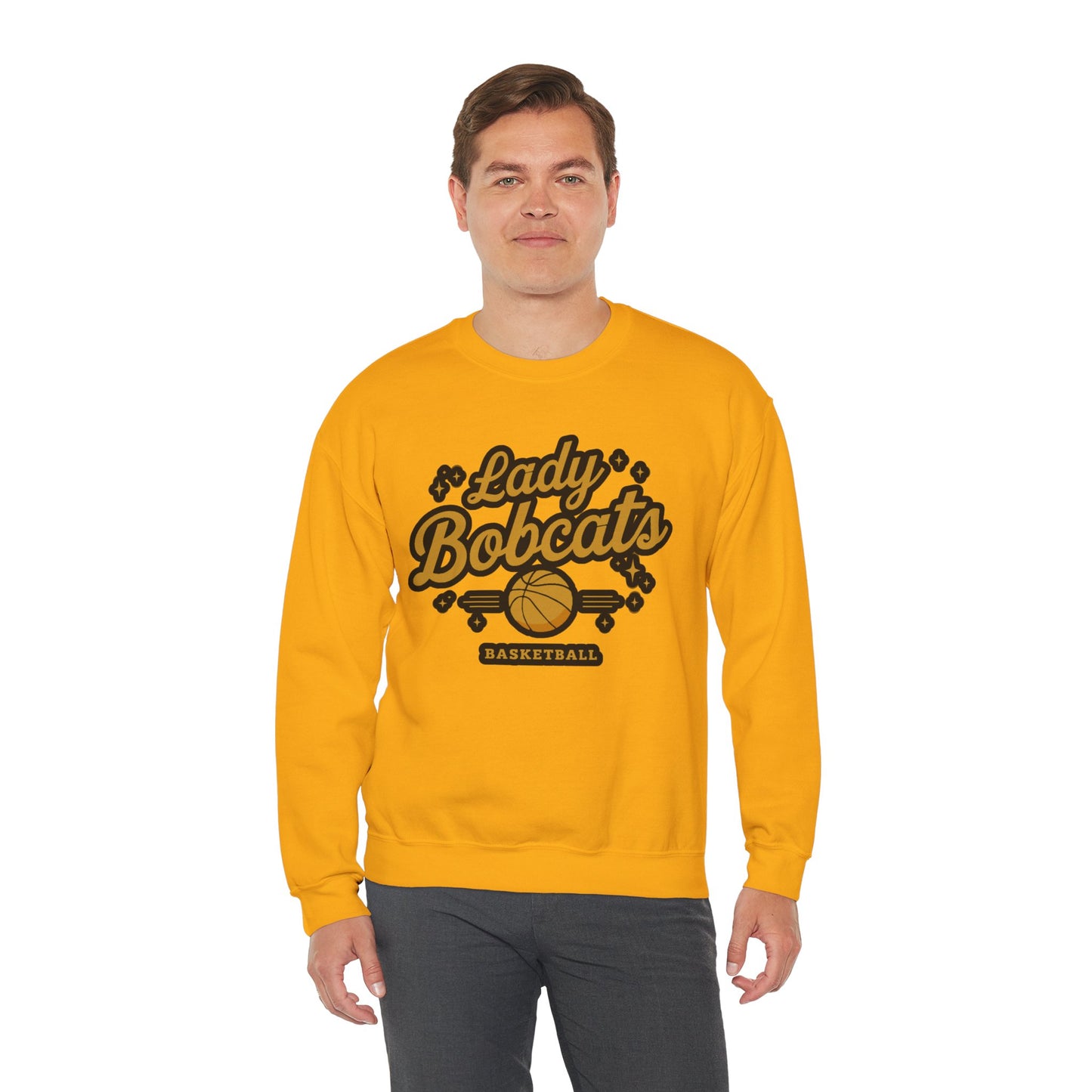 Adult Crewneck Sweatshirt \ Phil Campbell Bobcats Basketball \ PCBBKG2