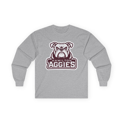 Adult Long Sleeve Tee \ Hamilton Aggies \ HA4