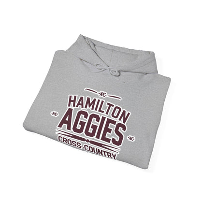 Adult Hooded Sweatshirt \ Hamilton Aggies Cross-Country \ HCC1