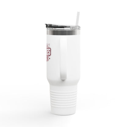 40oz Insulated Tumbler \ Hamilton Aggies Cheer \ Style 1