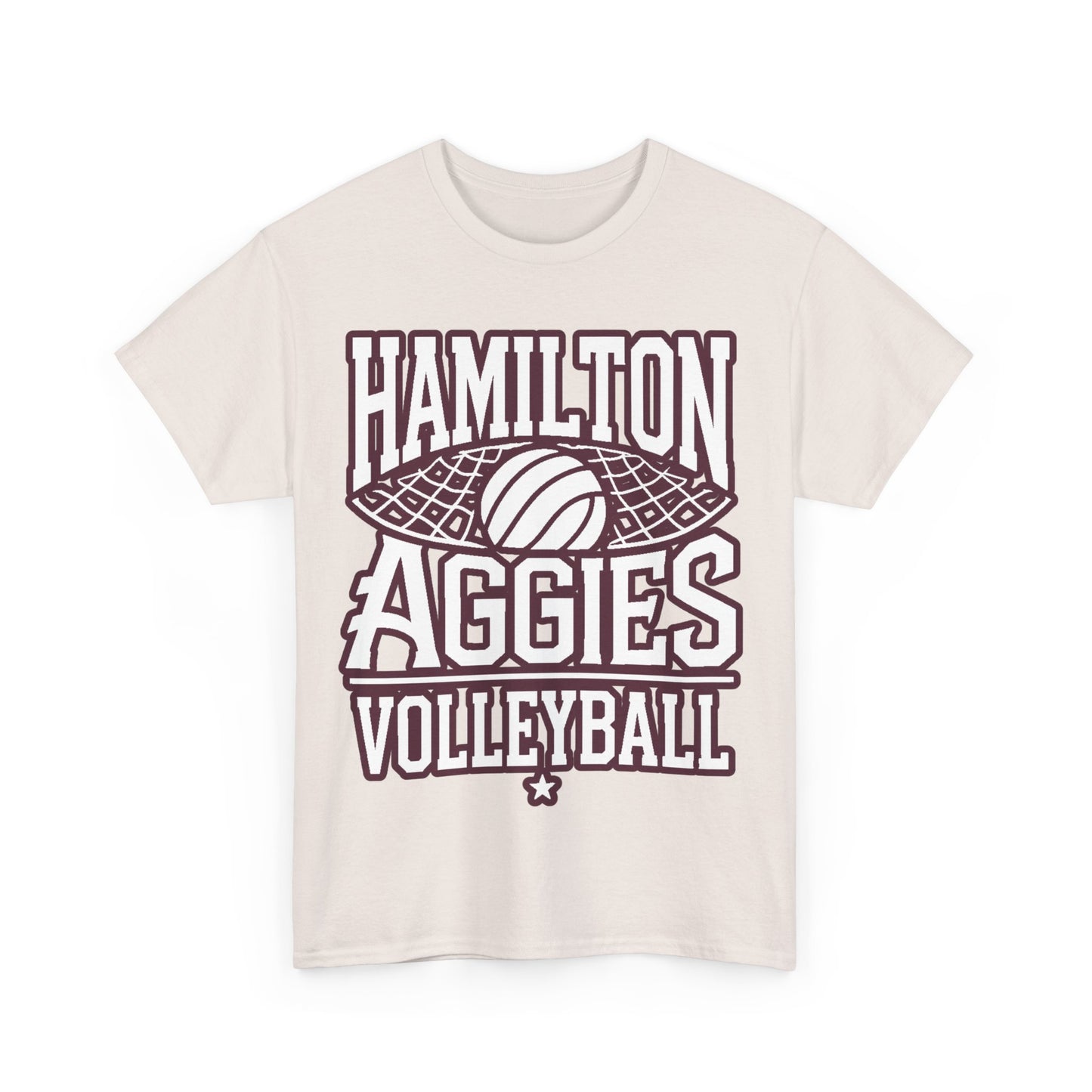 Adult Tee \ Hamilton Aggies Volleyball \ HAV2