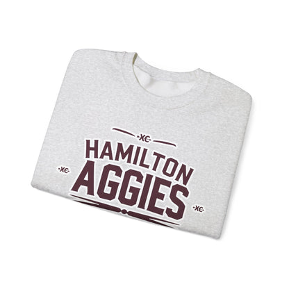 Adult Crewneck Sweatshirt \ Hamilton Aggies Cross-Country \ HCC1