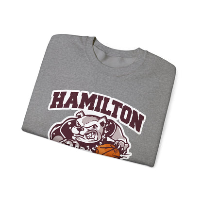 Adult Crewneck Sweatshirt \ Hamilton Aggies Basketball \ HABK1