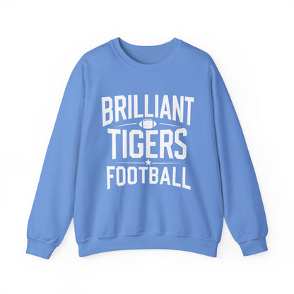 Adult Crewneck Sweatshirt \ Brilliant Tigers Football \ BTF1