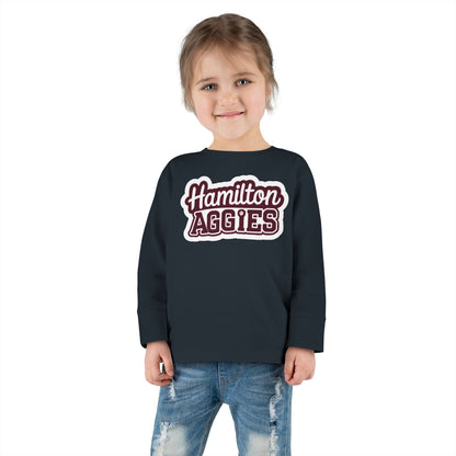 Toddler Long Sleeve Tee \ Hamilton Aggies \ HAG2