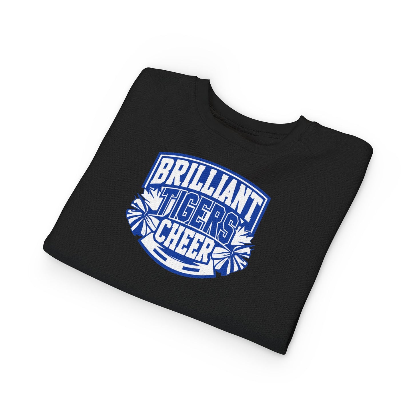 Toddler Crewneck Sweatshirt \ Brilliant Tigers Cheer \ BTC1