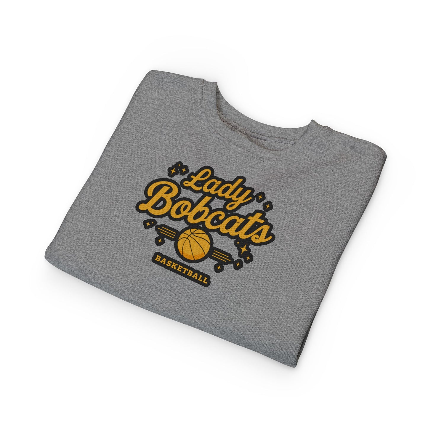 Toddler Crewneck Sweatshirt \ Phil Campbell Bobcats Basketball \ PCBBKG2