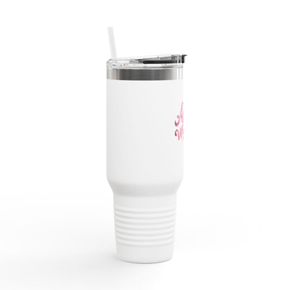 40oz Insulated Tumbler \ Hamilton Aggies Wrestling \ HAWG2