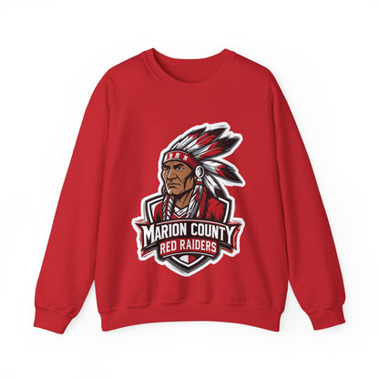 Adult Crewneck Sweatshirt \ Marion County Red Raiders \ MC2