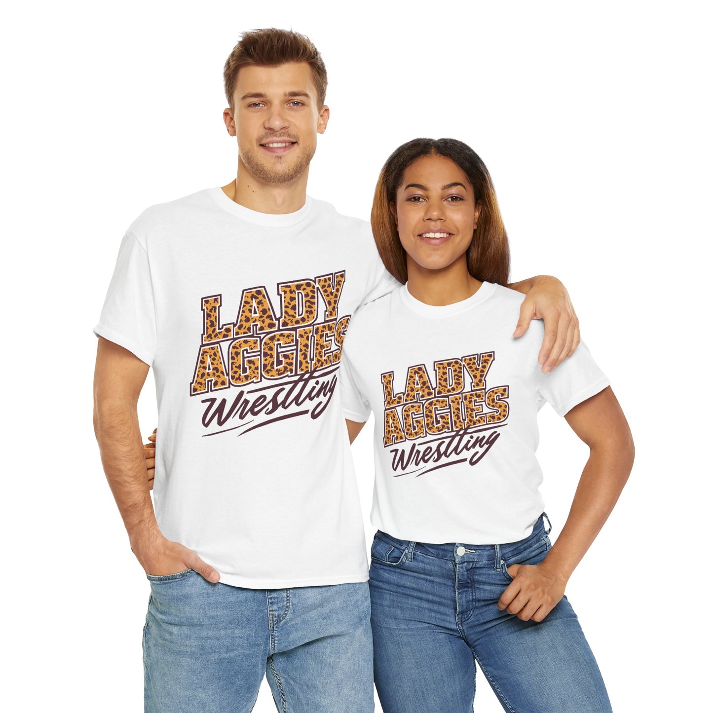 Adult Tee \ Hamilton Aggies Wrestling \ HAWG3