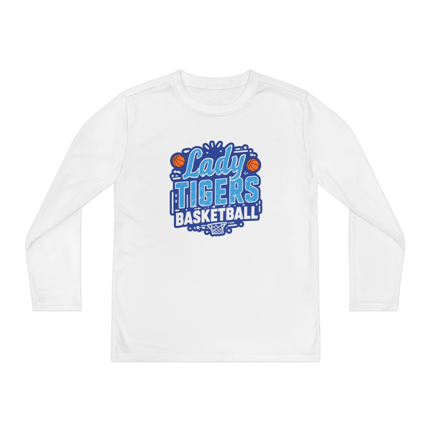 Youth Long Sleeve Tee \ Brilliant Tigers Basketball \ BTBKG1
