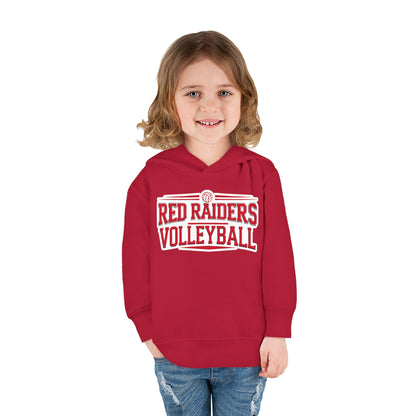 Toddler Hoodie Sweatshirt \ Marion County Red Raiders Volleyball \ MCV2