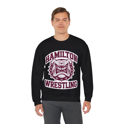 Adult Crewneck Sweatshirt \ Hamilton Aggies Wrestling \ HAW2