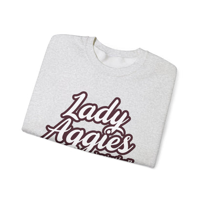 Adult Crewneck Sweatshirt \ Hamilton Aggies Basketball \ HABBG2