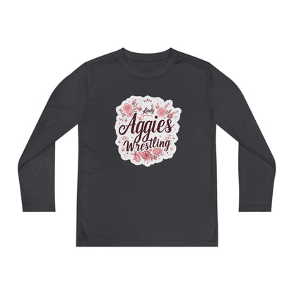 Youth Long Sleeve Shirt \ Hamilton Aggies Wrestling \ HAWG1