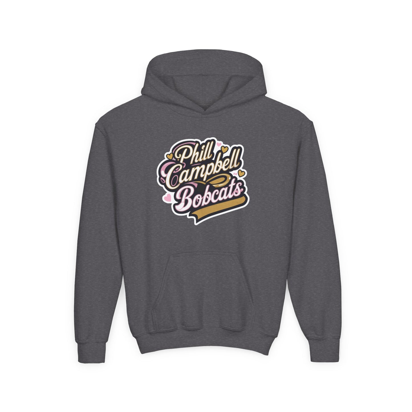 Youth Hoodie Sweatshirt \ Phill Campbell Bobcats \ PCBG1