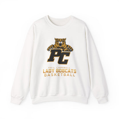 Adult Crewneck Sweatshirt \ Phil Campbell Bobcats Basketball \ PCBBKG1