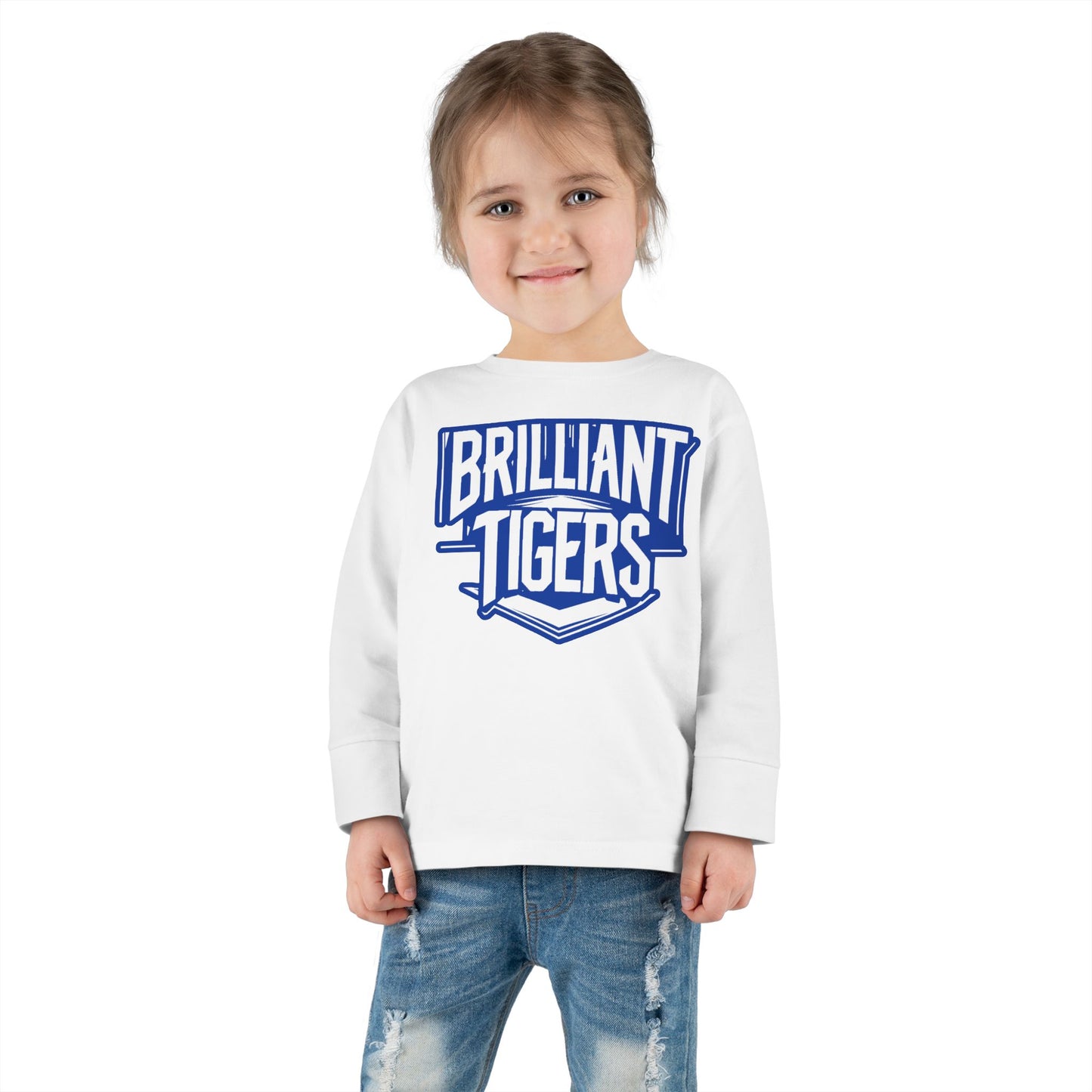 Toddler Long Sleeve Tee \ Brilliant Tigers \ BT2