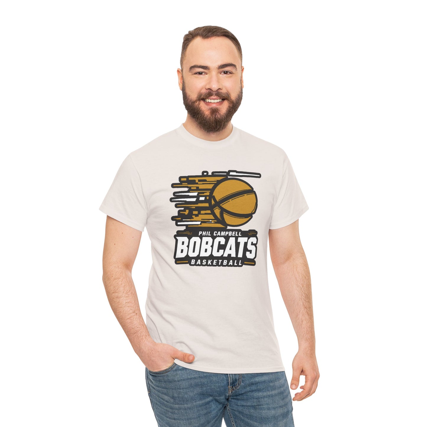 Adult Tee \ Phil Campbell Bobcats Basketball \ PCBBK2