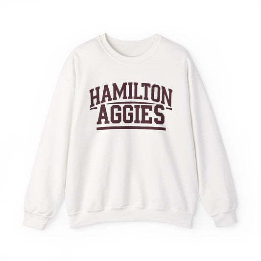 Adult Crewneck Sweatshirt \ Hamilton Aggies \ HA2