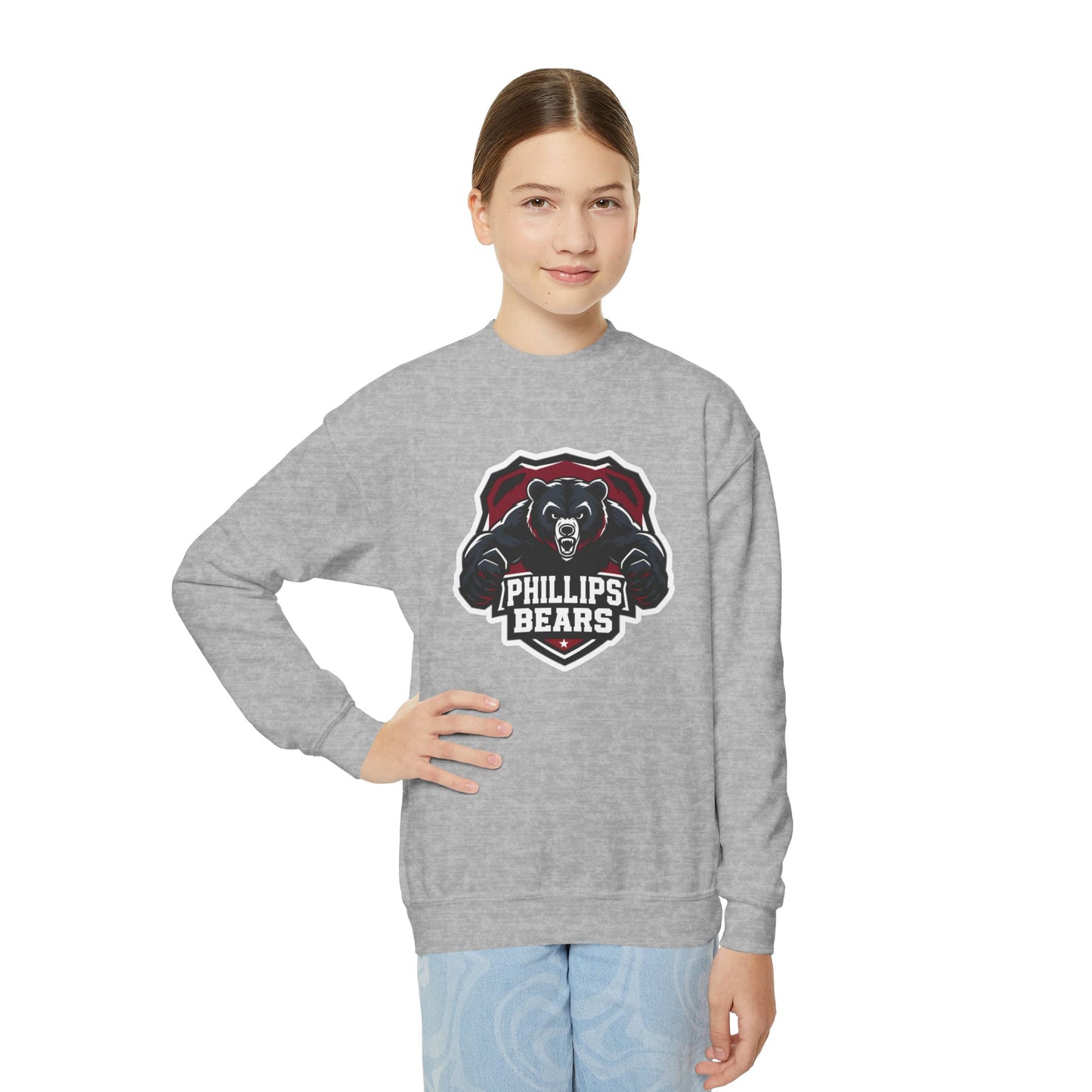 Youth Crewneck Sweatshirt \ Phillips Bears \ PB2