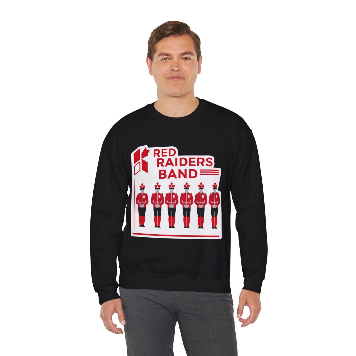 Adult Crewneck Sweatshirt \ Marion County Red Raiders Band \ MCB1
