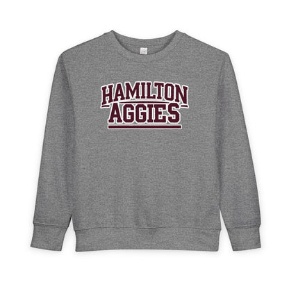 Toddler Crewneck Sweatshirt \ Hamilton Aggies \ HA2