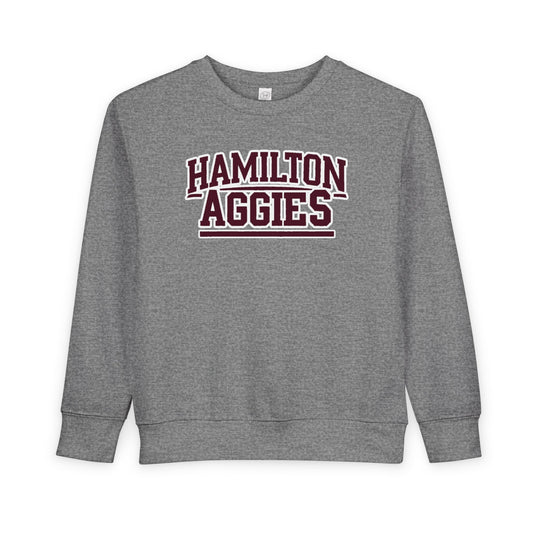 Toddler Crewneck Sweatshirt \ Hamilton Aggies \ HA2