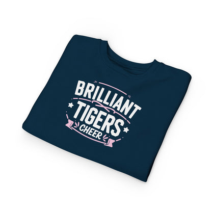 Toddler Crewneck Sweatshirt \ Brilliant Tigers Cheer \ BTC2