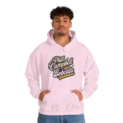 Adult Hoodie Sweatshirt \ Phill Campbell Bobcats \ PCBG1