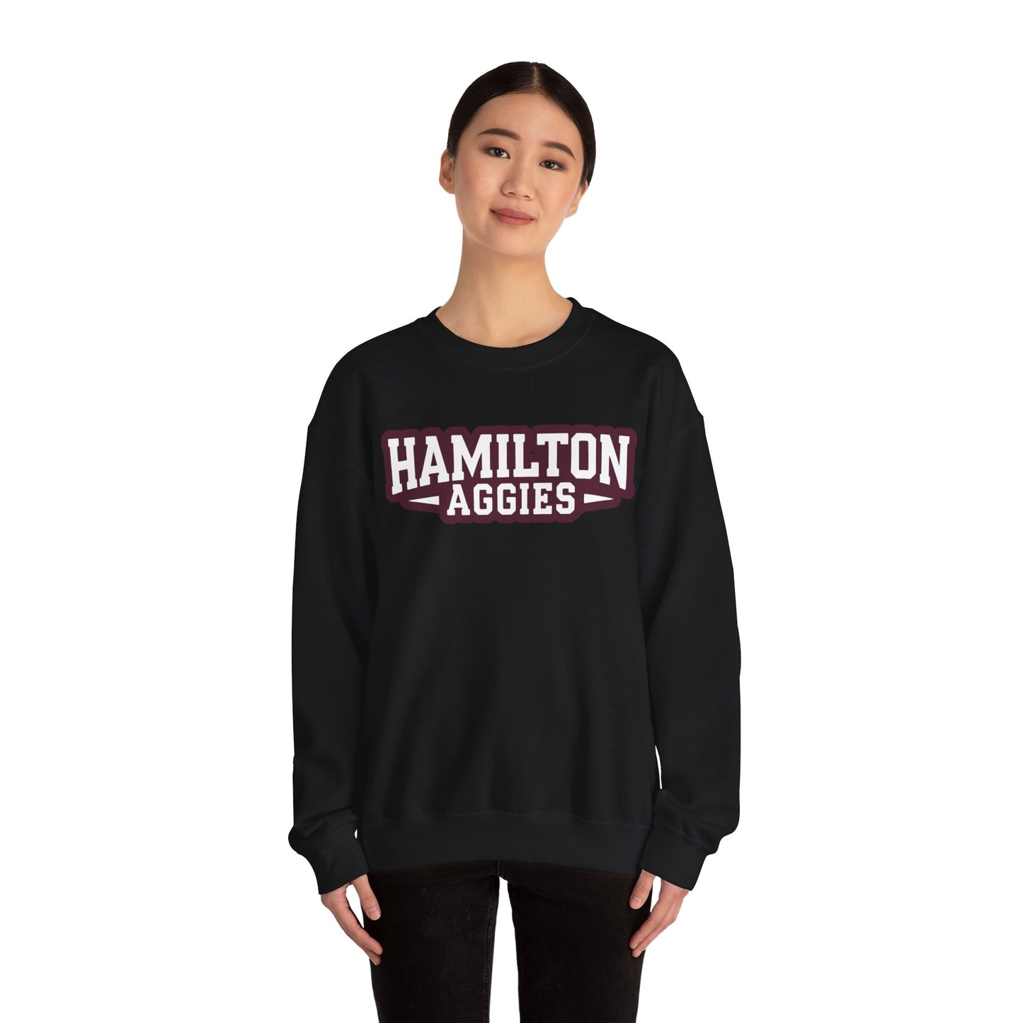 Adult Crewneck Sweatshirt \ Hamilton Aggies \ HA3